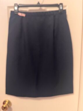 Liz Baker Navy Pencil Skirt - Classic Office Essential